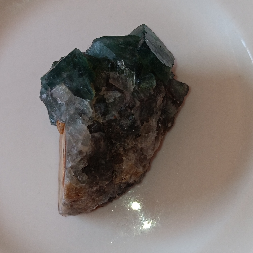 Stone Raw lepidolite with crystal - Picture 7 of 7